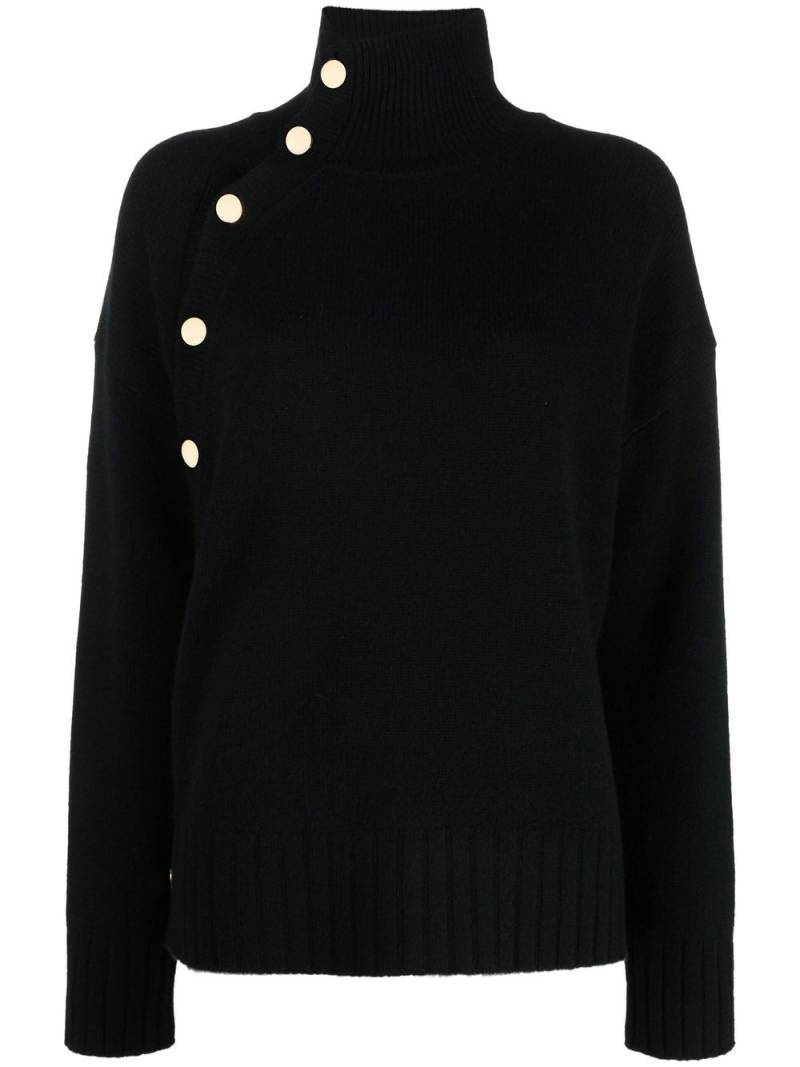 Altuzarra button-fastening cashmere jumper - Black von Altuzarra