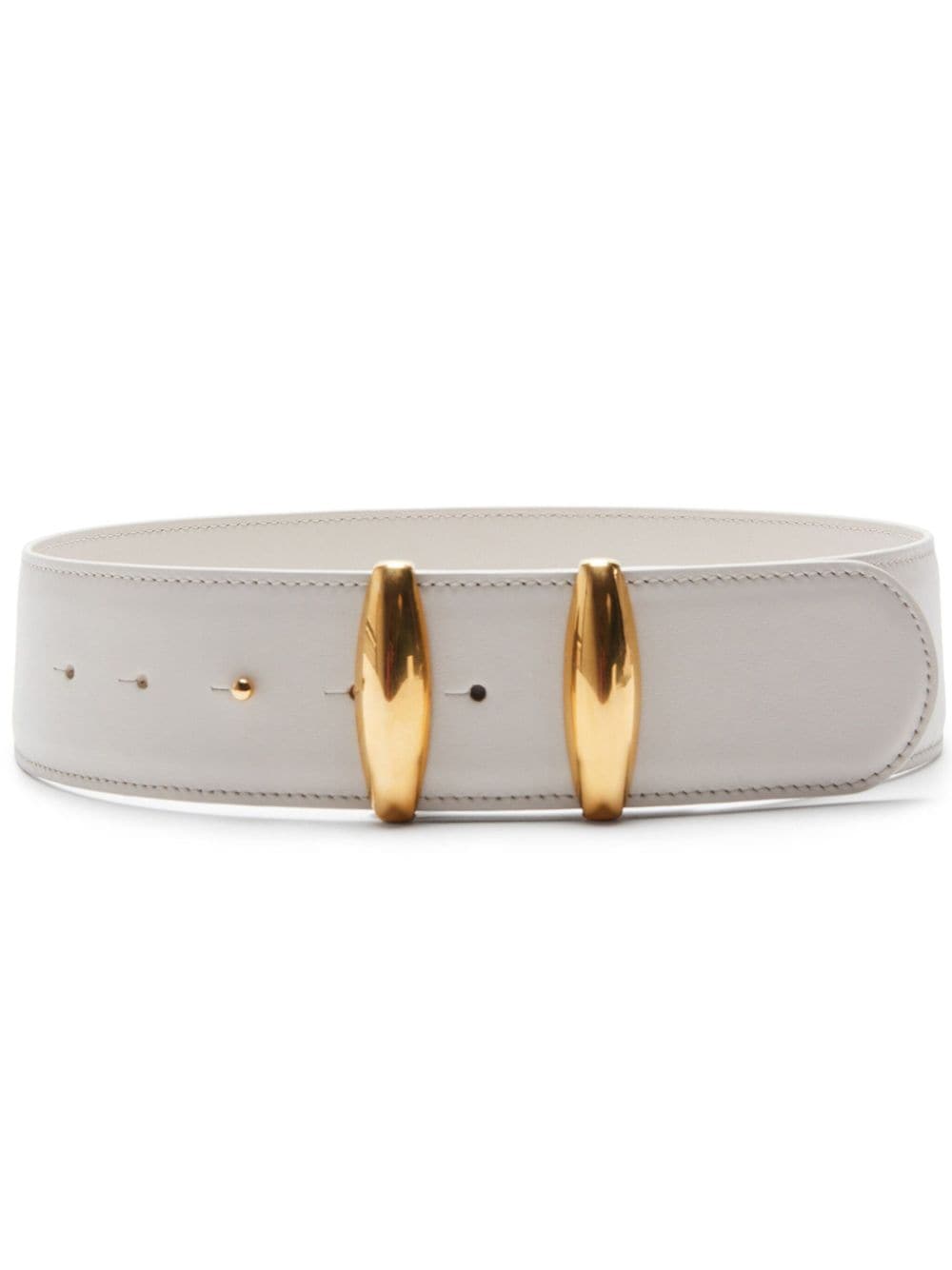 Altuzarra snap-fit leather belt - White