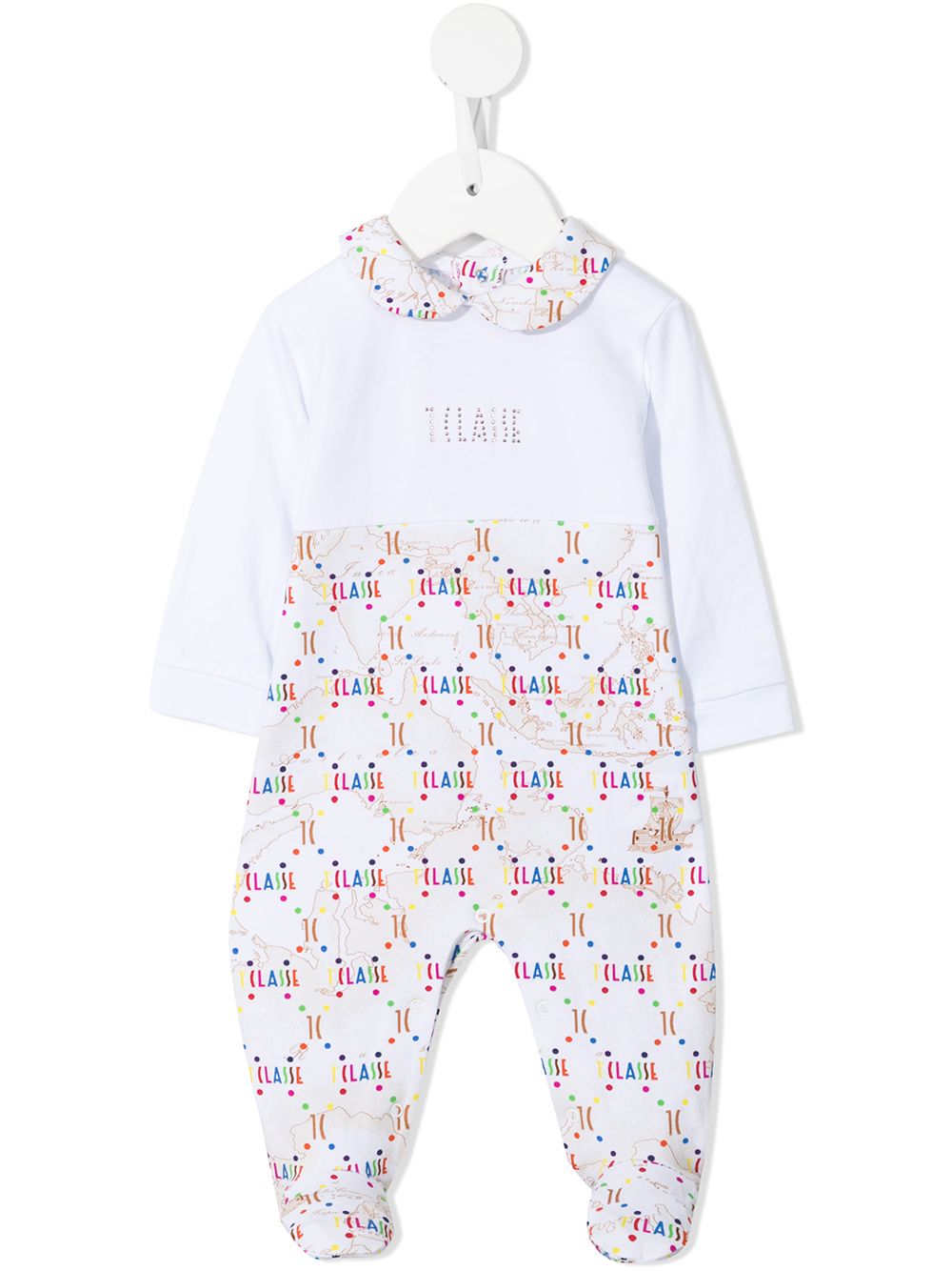 Alviero Martini Kids monogram map-print pajamas - White von Alviero Martini Kids