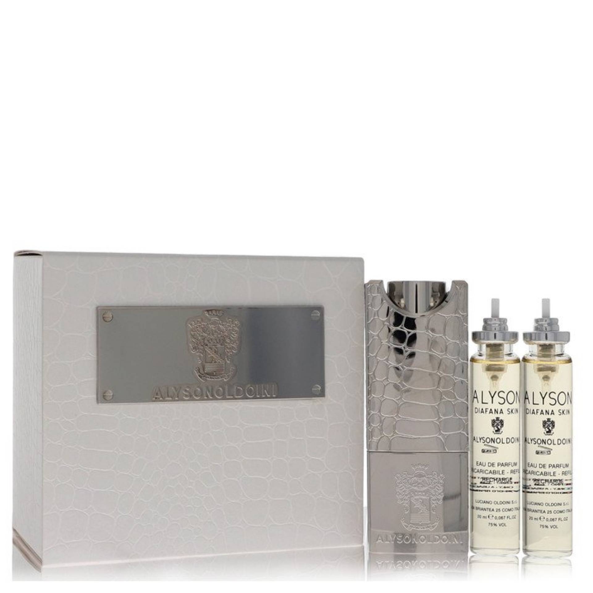 Alyson Oldoini Diafana Skin Eau De Parfum Refillable Spray Includes 3 x 20ml Refills and Refillable Atomizer 60 ml Alyson Oldoini Diafana Skin Eau De Parfum Refillable Spray Includes 3 x 20ml Refills and Refillable Atomizer 60 ml von Alyson Oldoini
