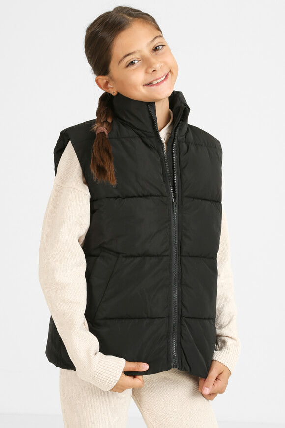 Amazing Puffer Gilet | Schwarz | Mädchen  | 10 von Amazing