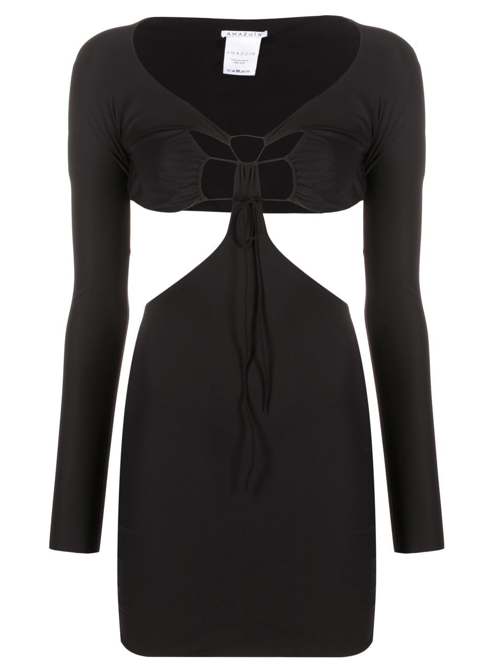 Amazuìn Estelle cut-out minidress - Black von Amazuìn