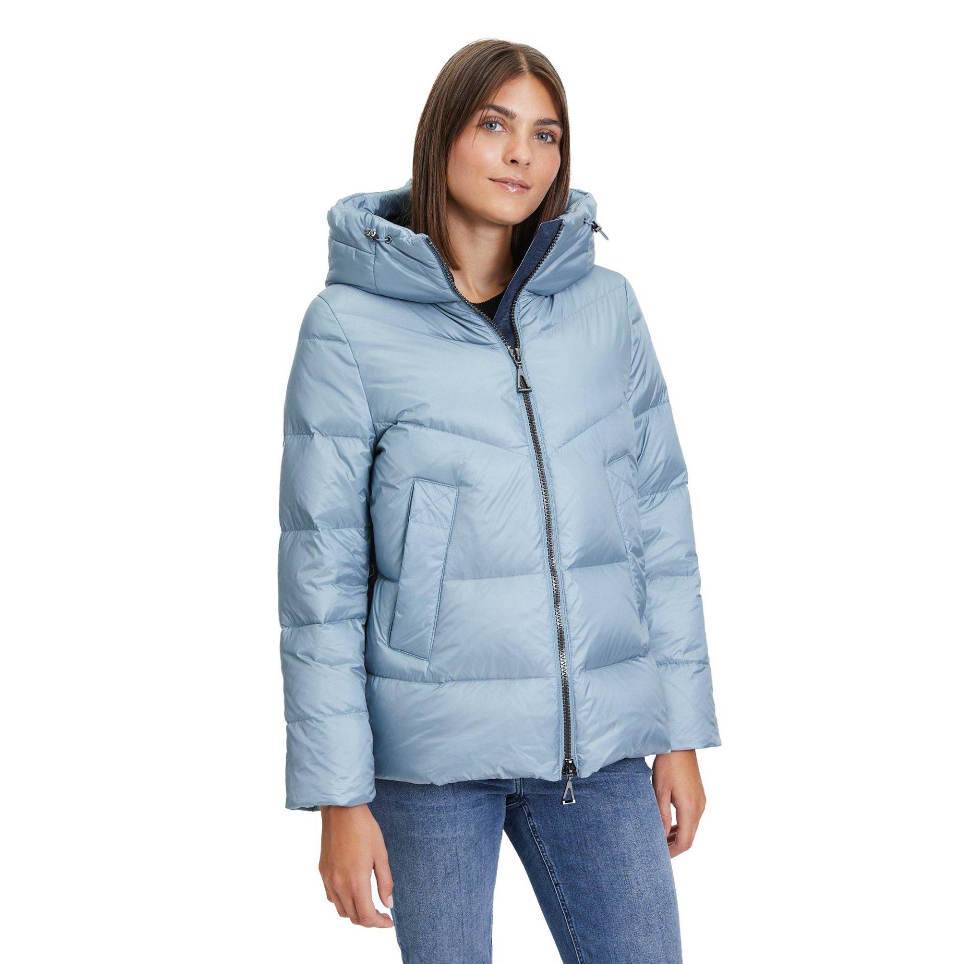 Daunenjacke Mit Kapuze Damen Hellblau 40 von Amber & June