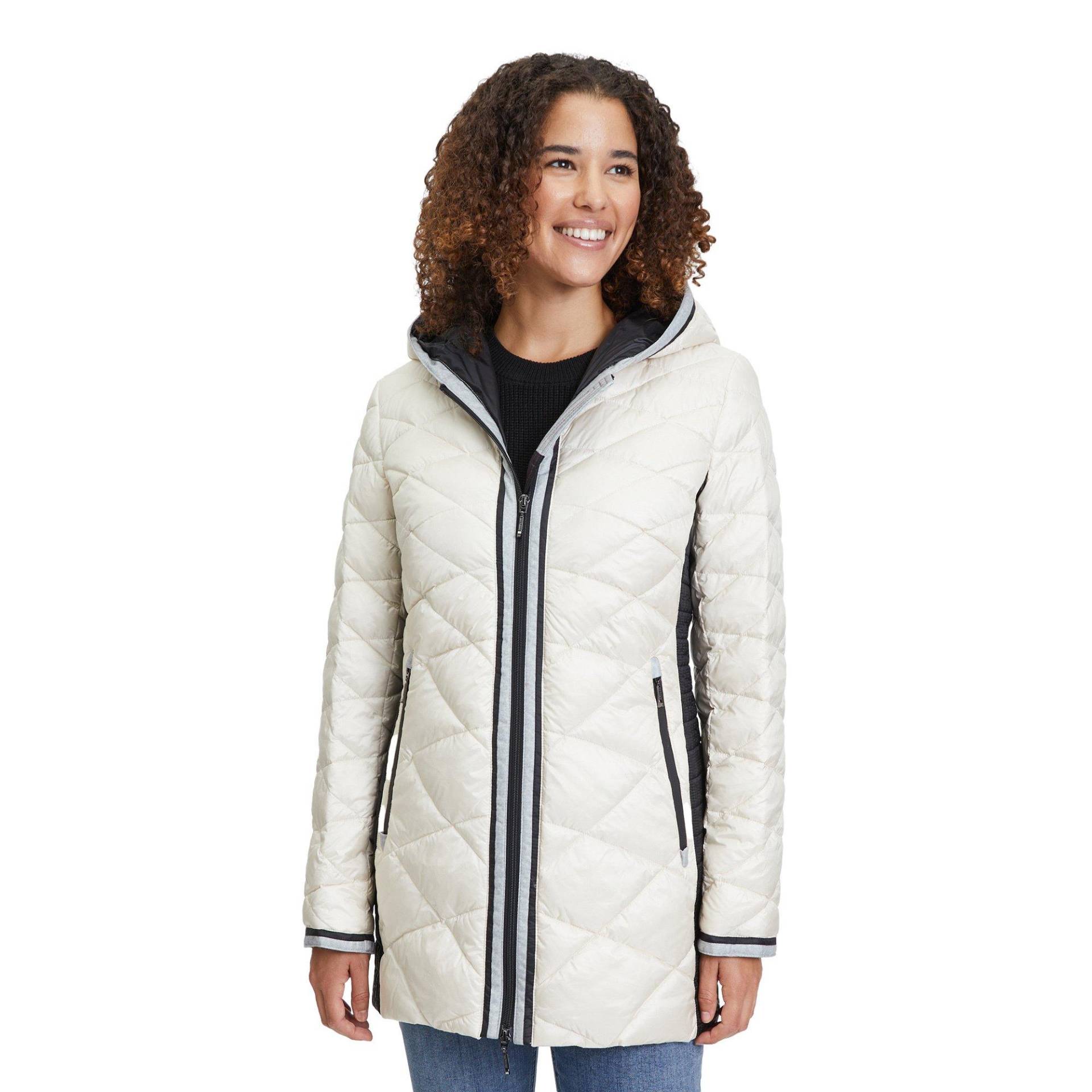 Steppjacke Mit Kapuze Damen Beige 40 von Amber & June