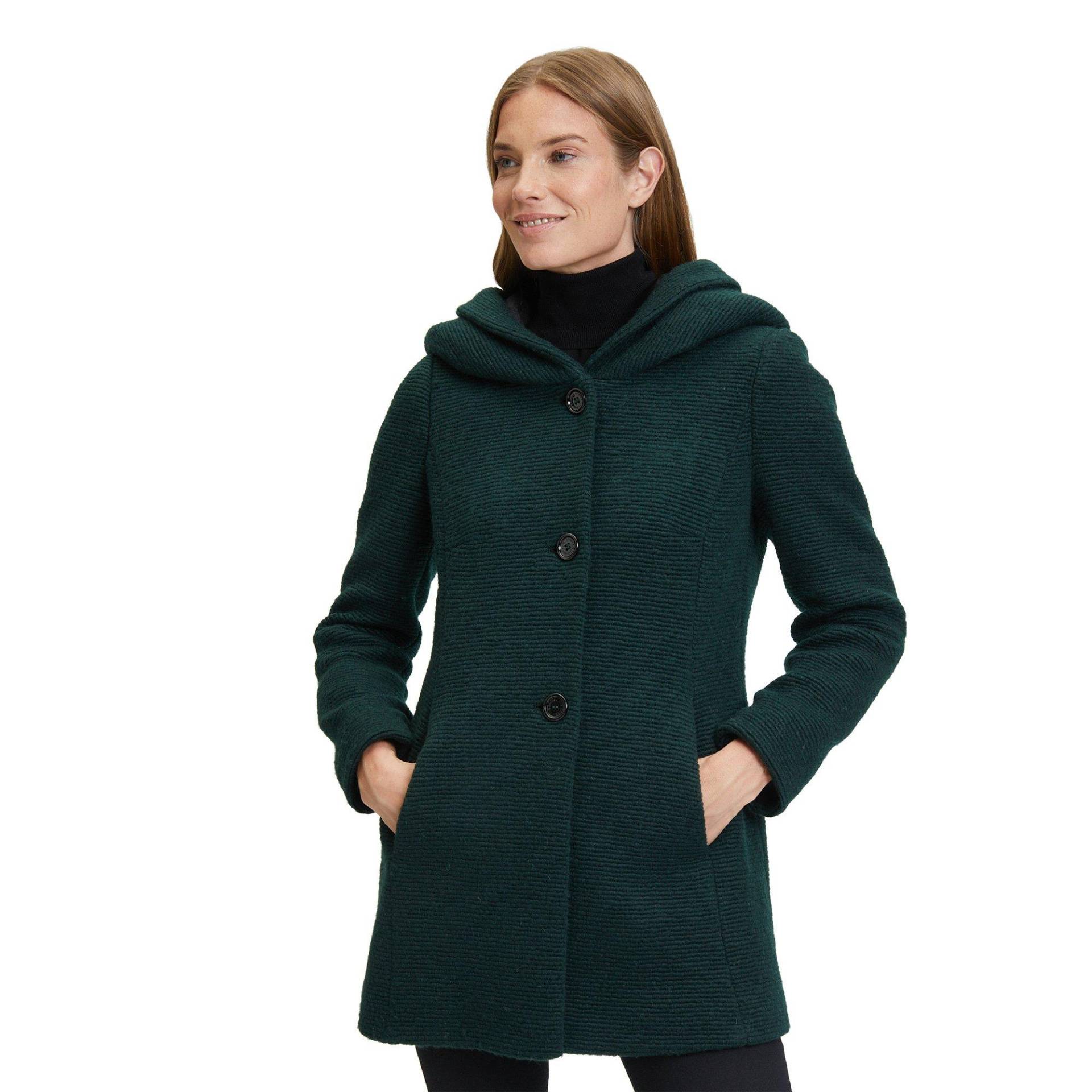 Wolljacke Mit Kapuze Damen Grün 42 von Amber & June