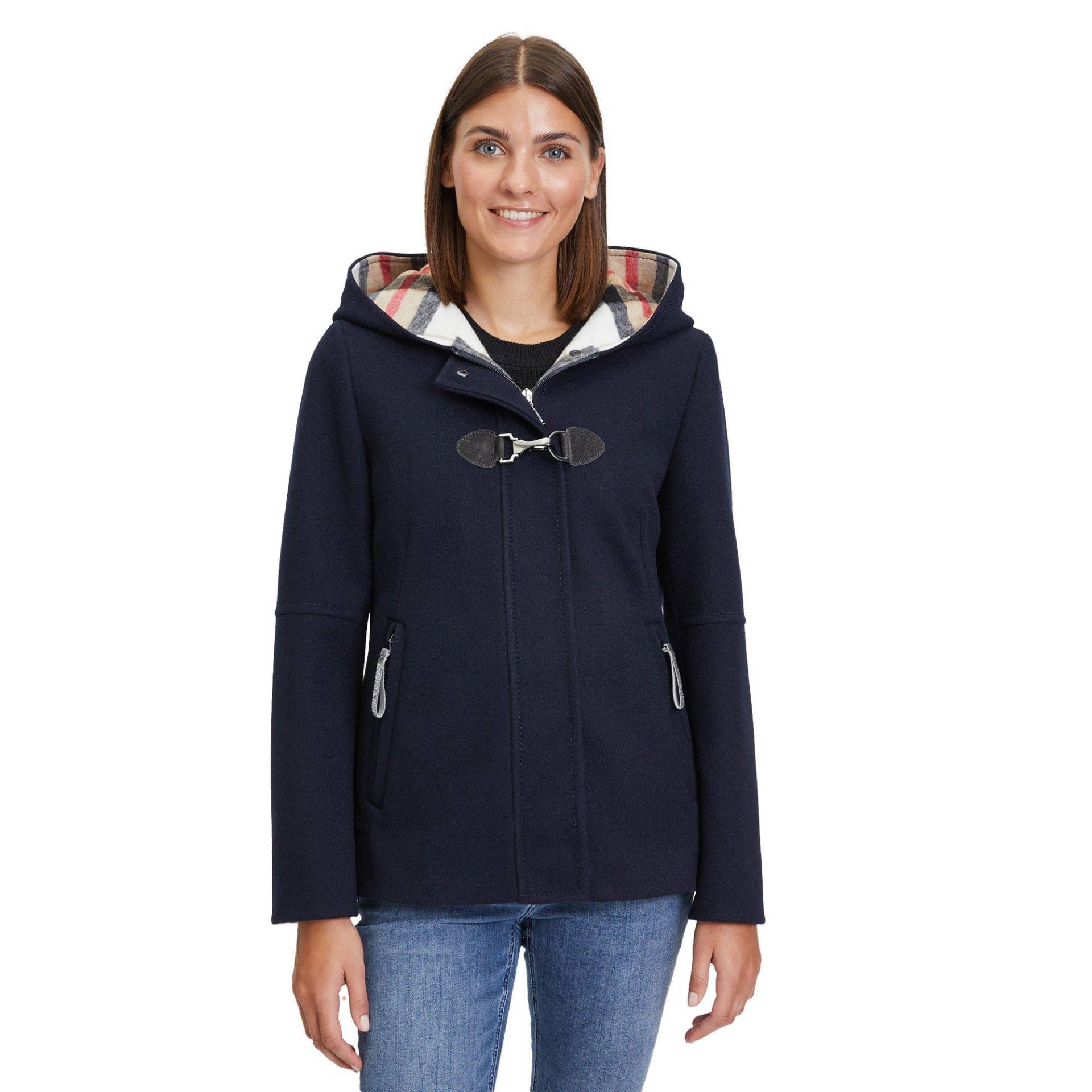 Wolljacke Mit Kapuze Damen Marine 36 von Amber & June