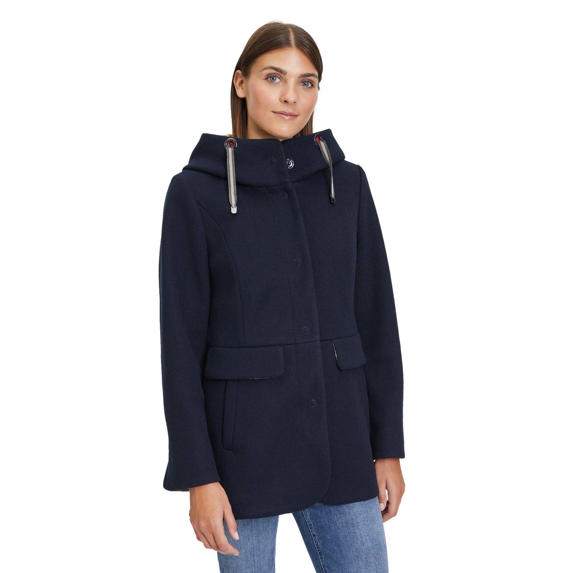 Wolljacke Mit Kapuze Damen Marine 42 von Amber & June