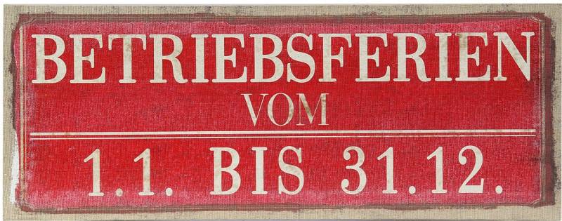 Ambiente Haus Leinwandbild »Ferien Bild 50cm«, (1 St.) von Ambiente Haus