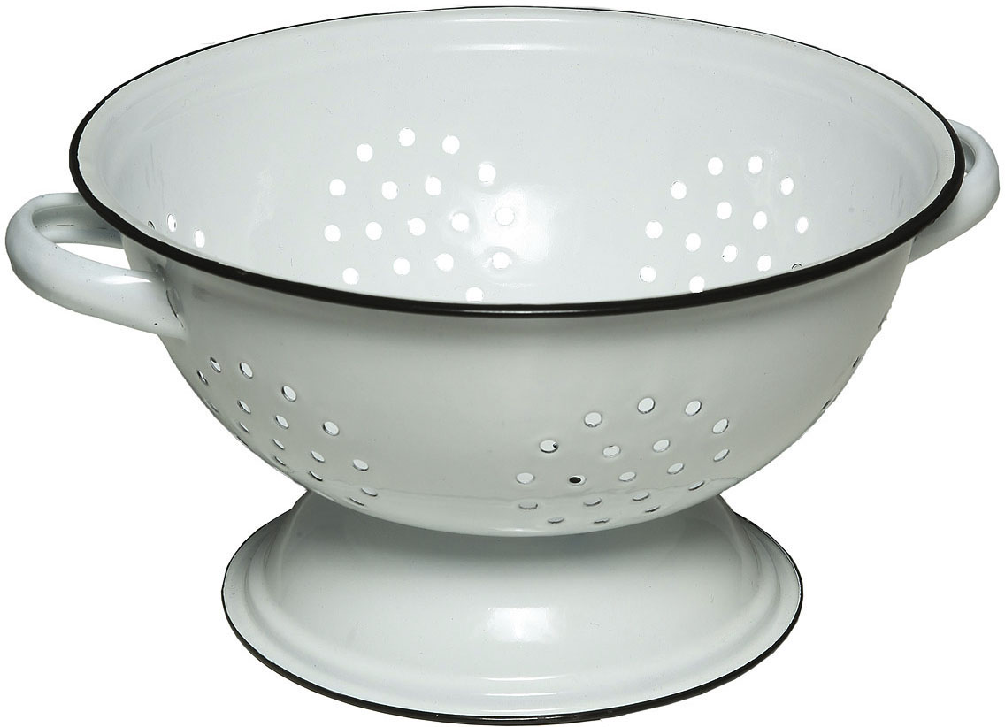 Ambiente Haus Schüssel »Sieb aus Emaille in Antikweiss«, 1 tlg. Ambiente Haus Schüssel »Sieb aus Emaille in Antikweiss«, 1 tlg. von Ambiente Haus
