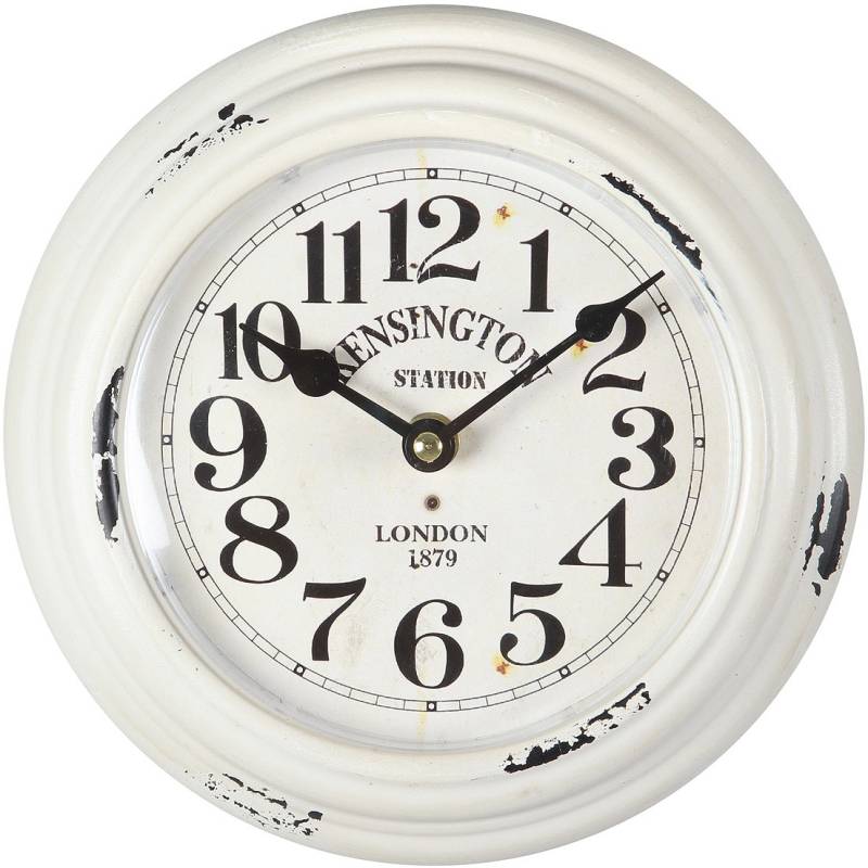 Ambiente Haus Wanduhr »Kensington Wanduhr aus Metall 21cm« von Ambiente Haus