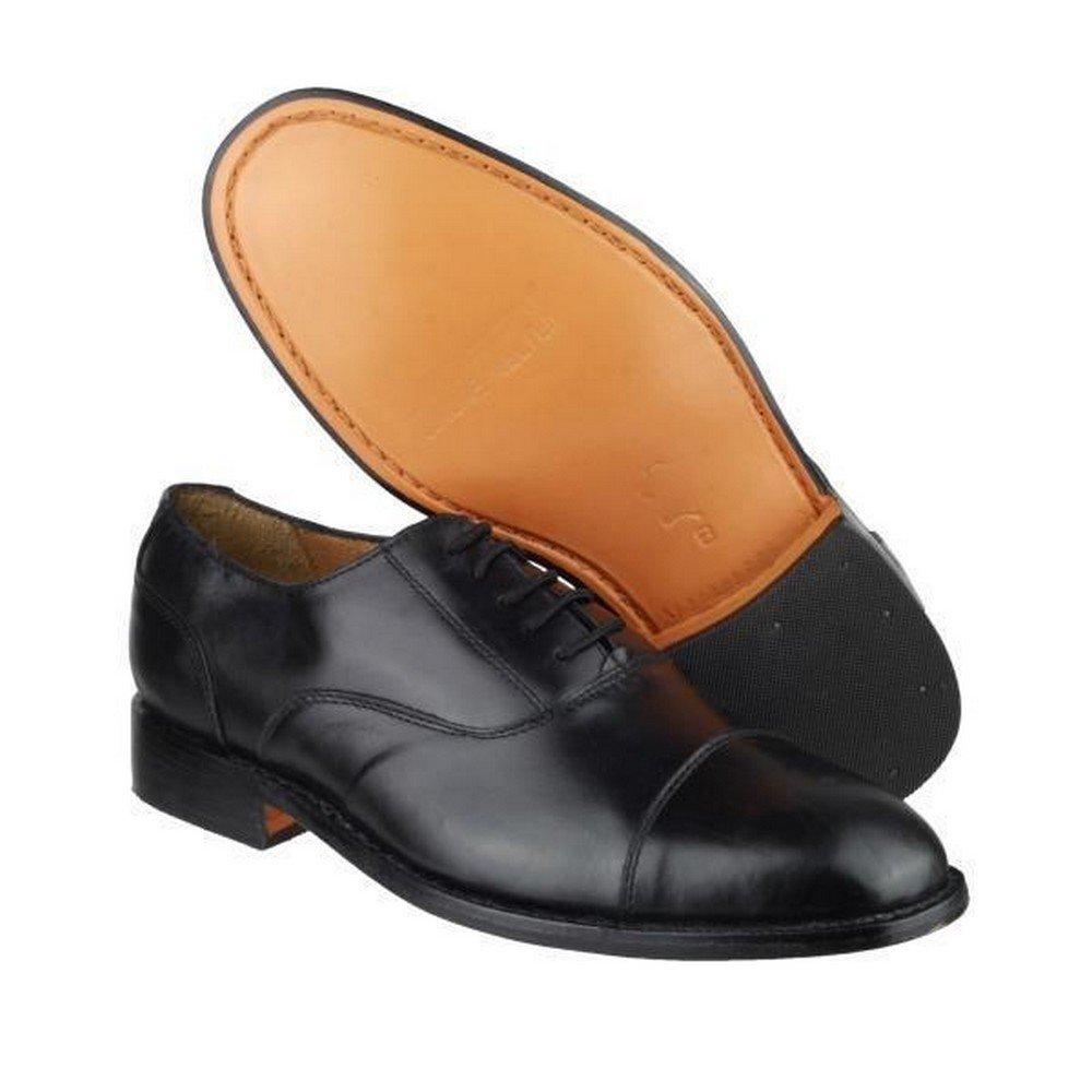 James Leder Schnürschuhe Herren Schwarz 40 von Amblers