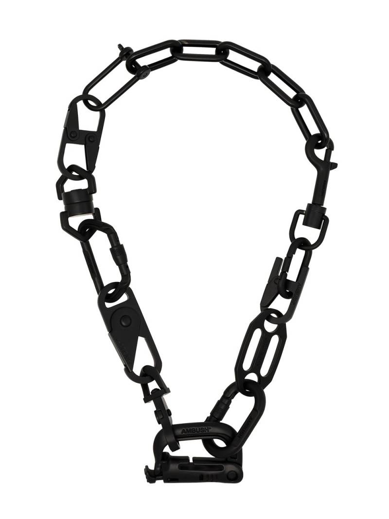 AMBUSH Carabiner chain necklace - Black von AMBUSH