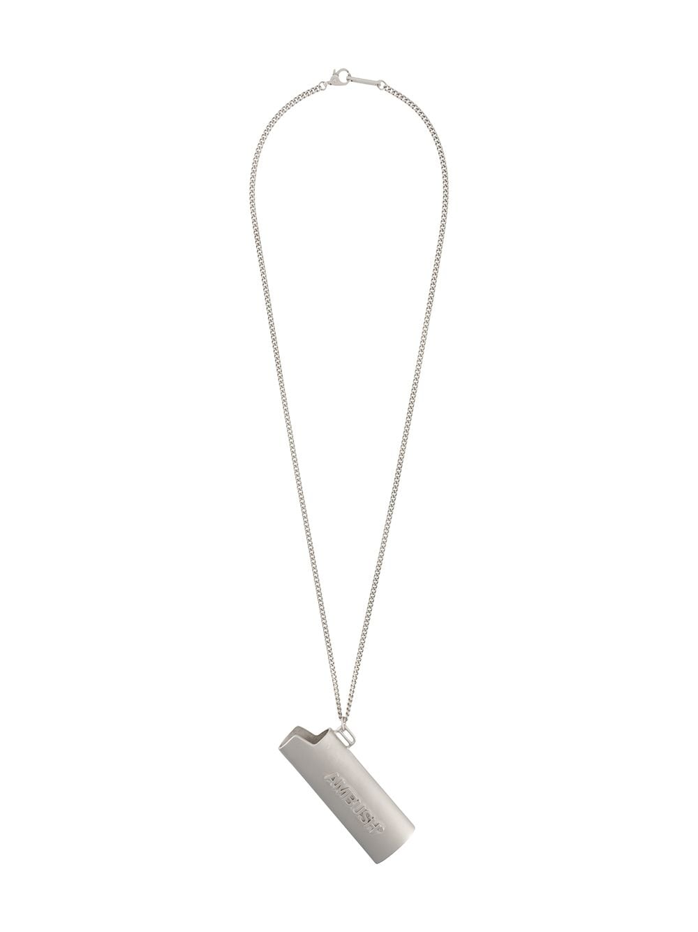 AMBUSH lighter case chain necklace - Silver von AMBUSH