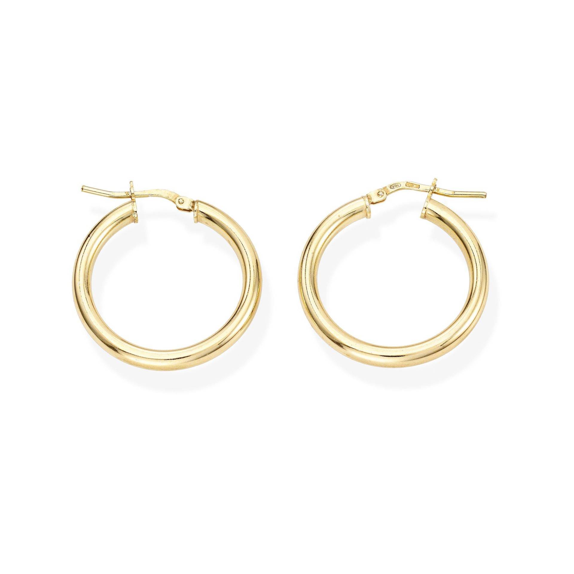 Creolen Damen Gold 20mm von Amen