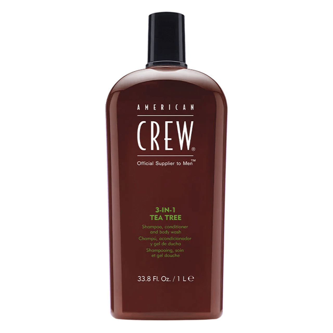 Crew Hair & Body Care - American Crew 3-in-1 Tea Tree Shampoo, Conditioner & Body Wash von American Crew