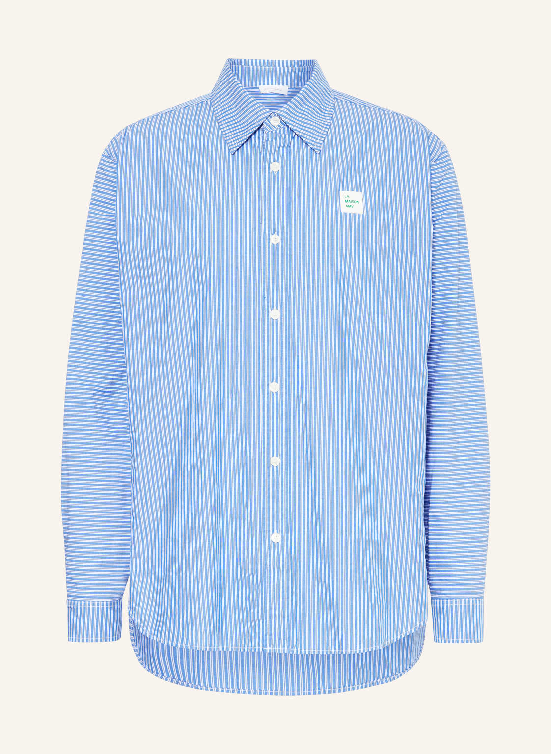 American Vintage Hemd Zatybay Comfort Fit blau von American vintage