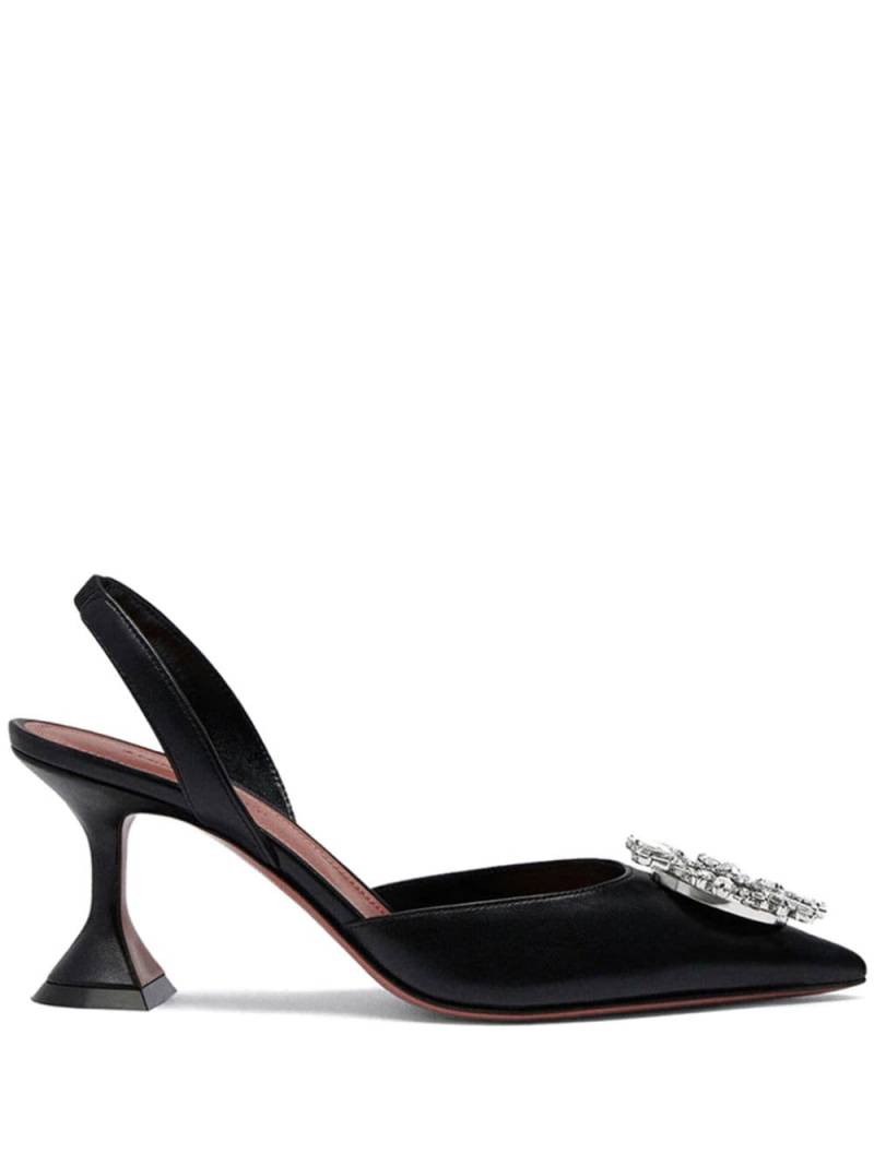 Amina Muaddi Begum Sling 70mm pumps - Black von Amina Muaddi