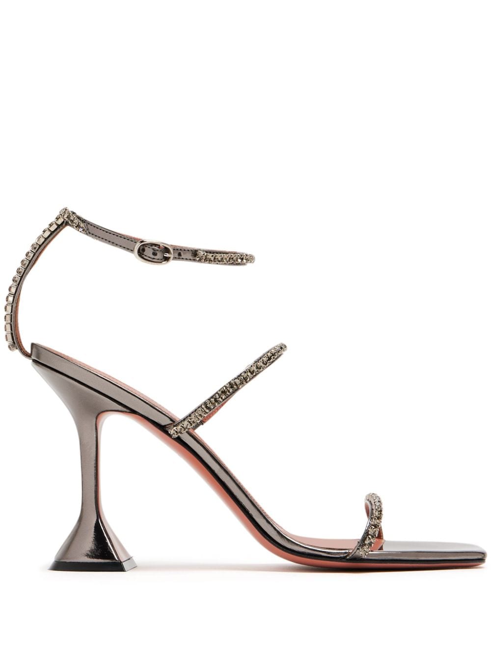 Amina Muaddi Gilda 95mm crystal-embellished sandals - Silver von Amina Muaddi