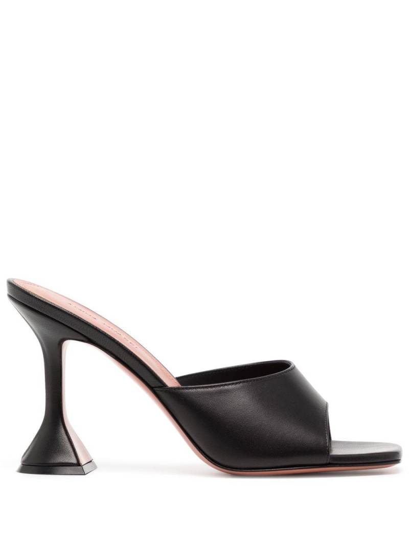 Amina Muaddi Lupita 95mm mules - Black von Amina Muaddi