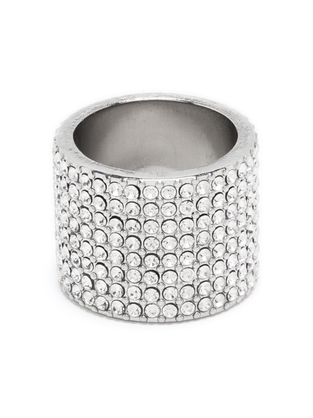 Amina Muaddi Rih crystal-embelished ring - Silver von Amina Muaddi
