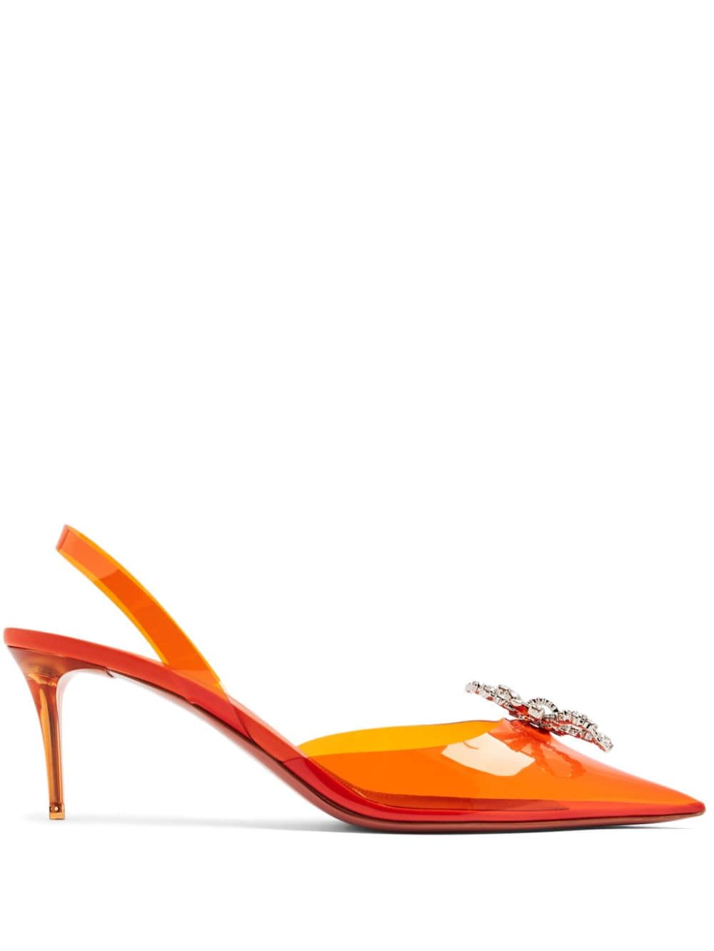 Amina Muaddi Rosie 60mm slingback pumps - Orange von Amina Muaddi