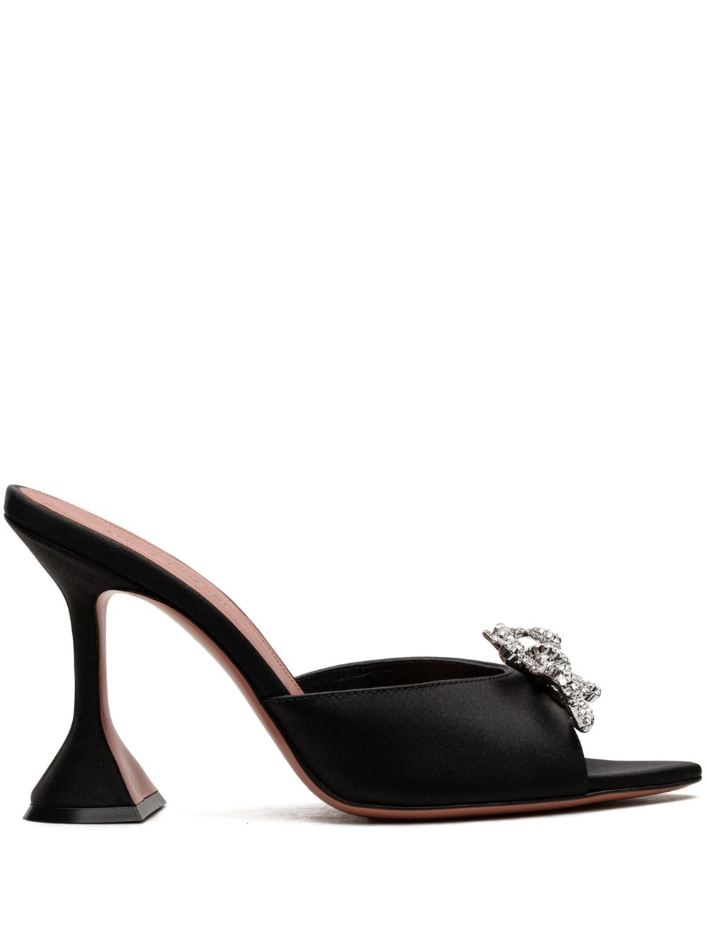 Amina Muaddi Rosie 95mm crystal-embellished sandals - Black von Amina Muaddi