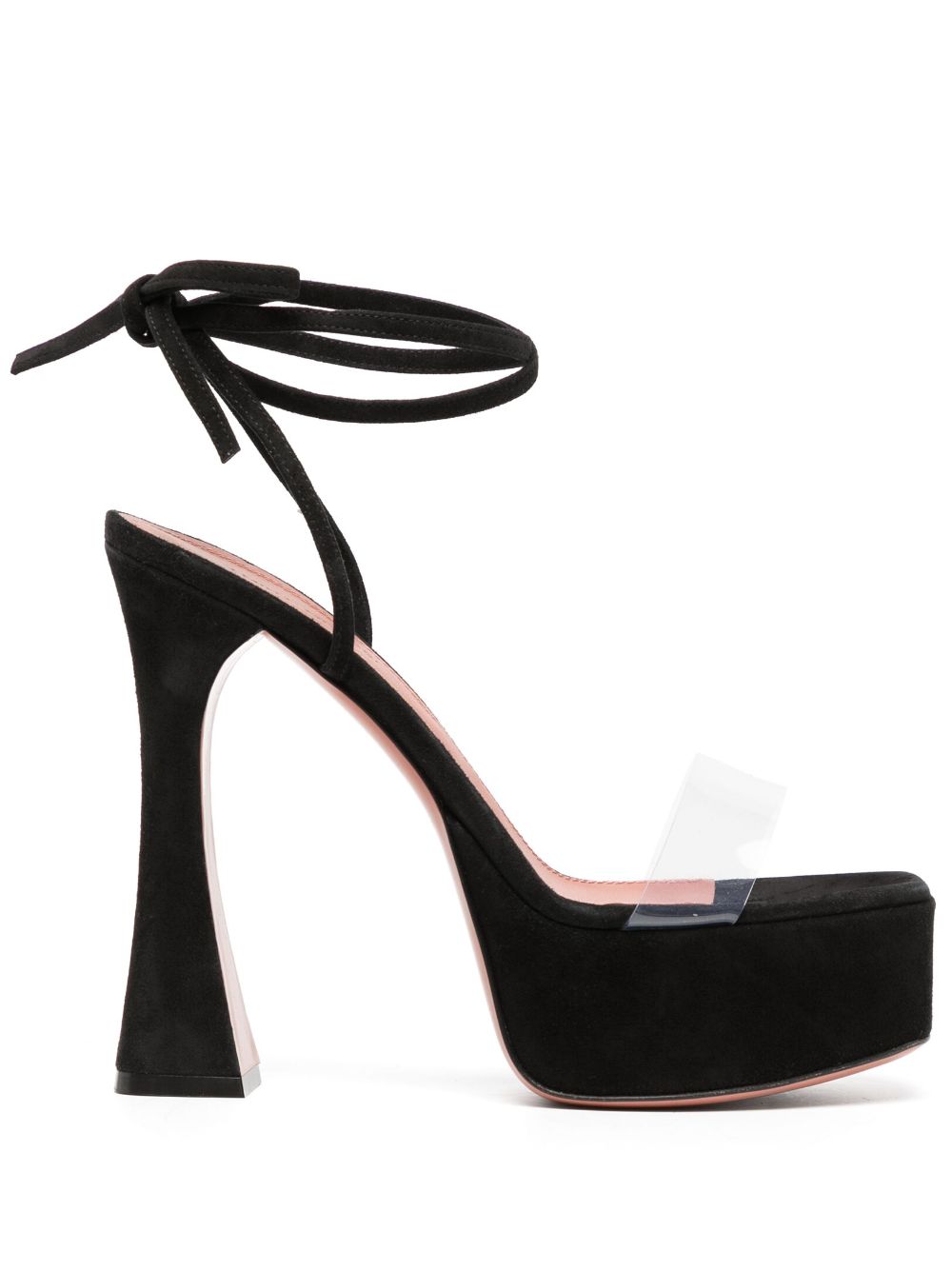 Amina Muaddi Sita 145mm platform sandals - Black von Amina Muaddi