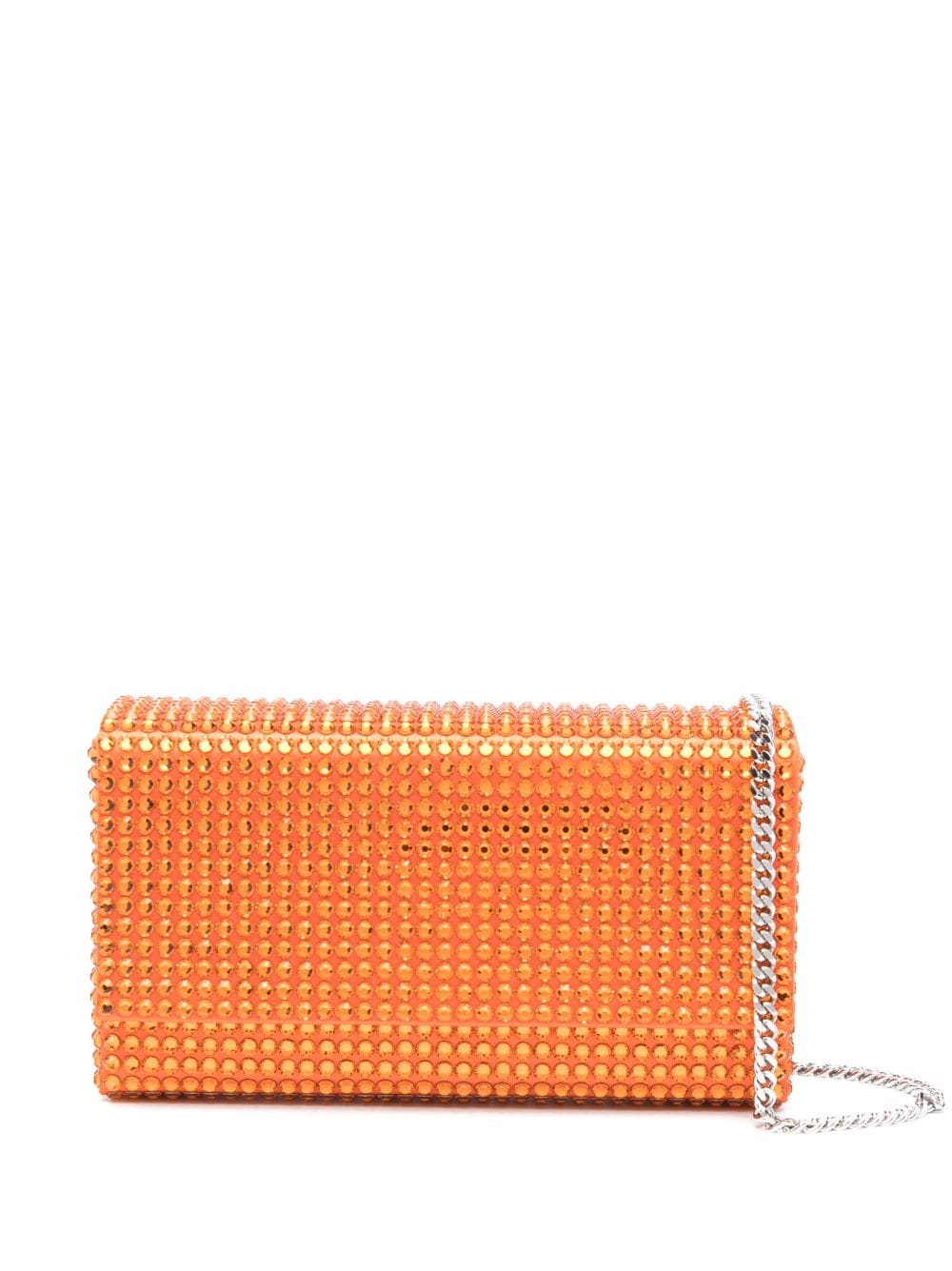 Amina Muaddi Superamina Paloma clutch bag - Orange von Amina Muaddi