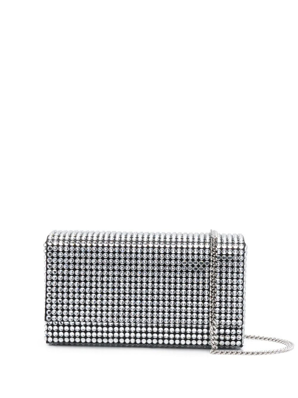 Amina Muaddi Superamini Paloma crystal-embellished bag - Black von Amina Muaddi