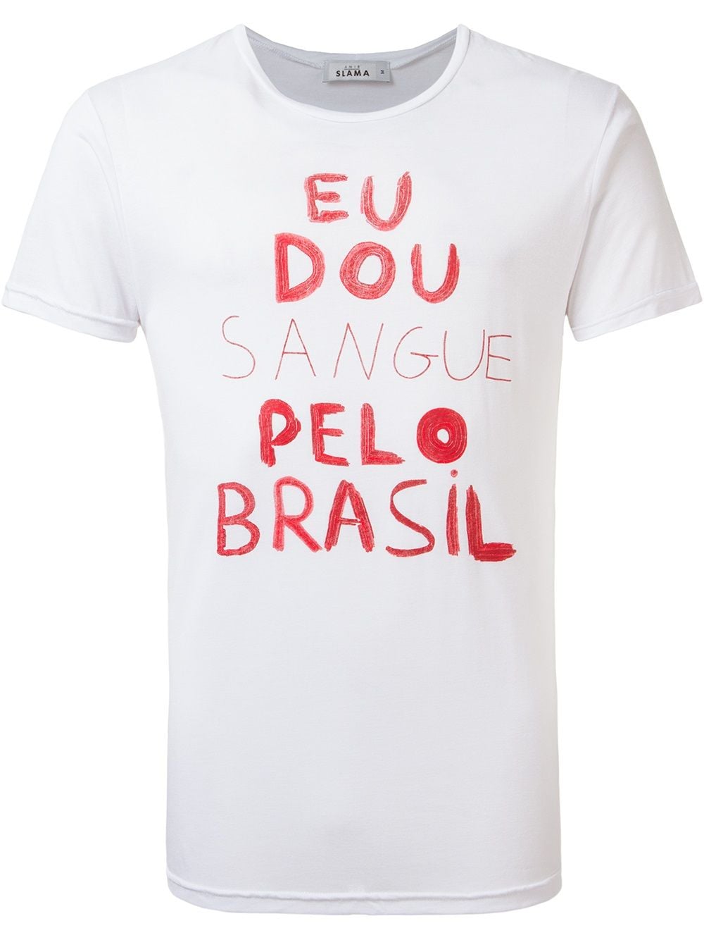 Amir Slama Eu Dou Sangue T-shirt - White von Amir Slama