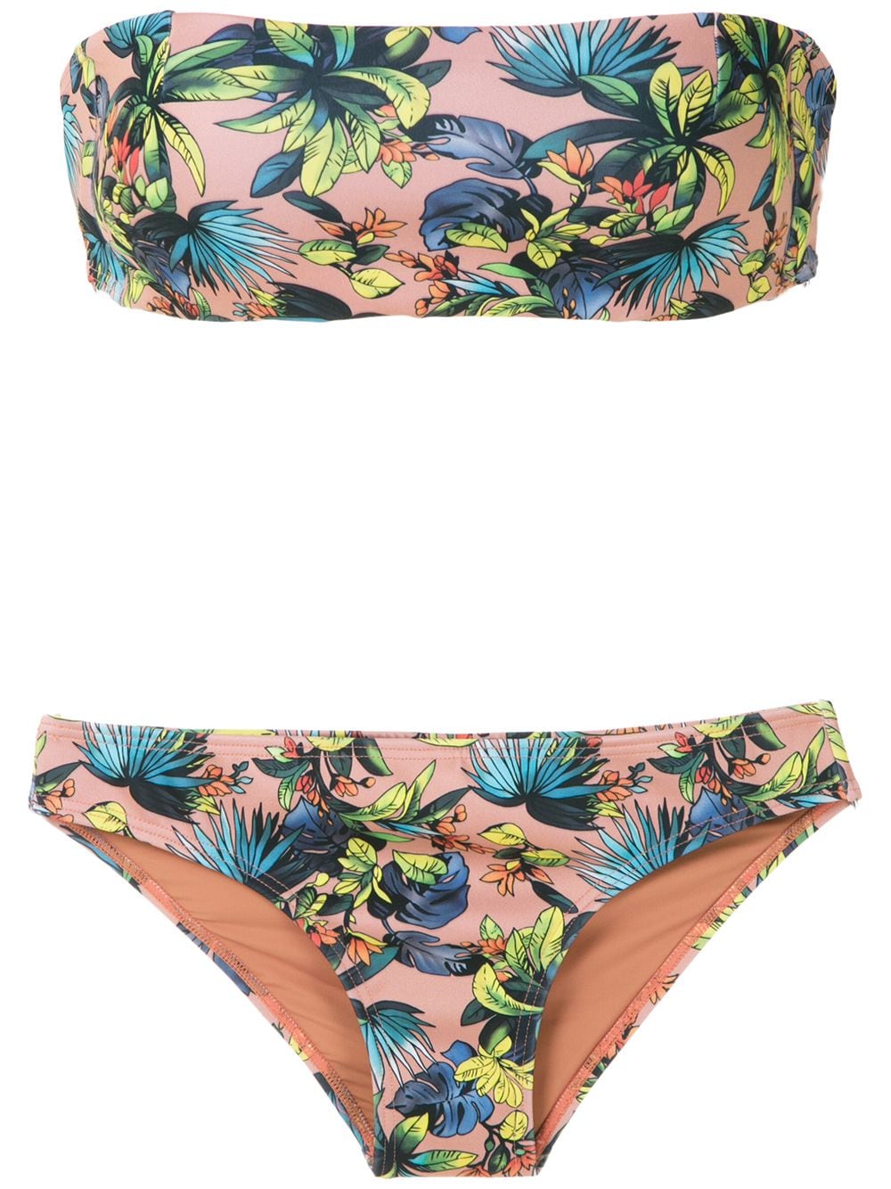 Amir Slama printed bikini set - Neutrals von Amir Slama