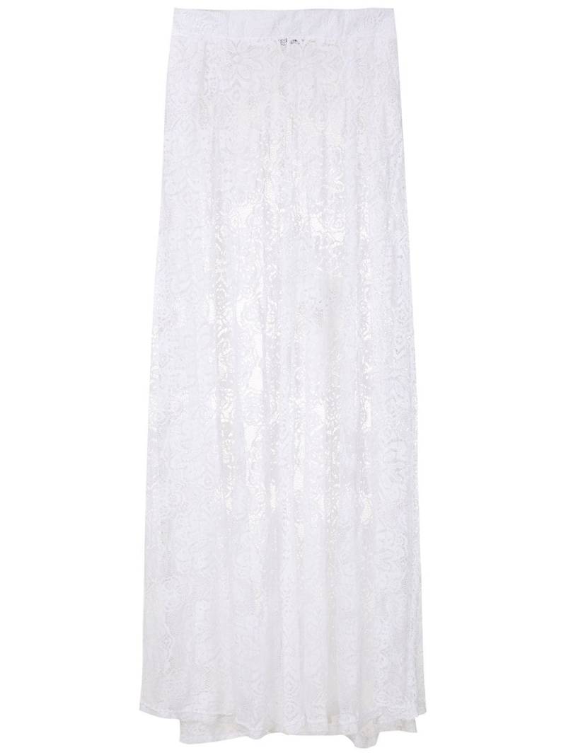 Amir Slama Calça lace palazzo pants - White von Amir Slama