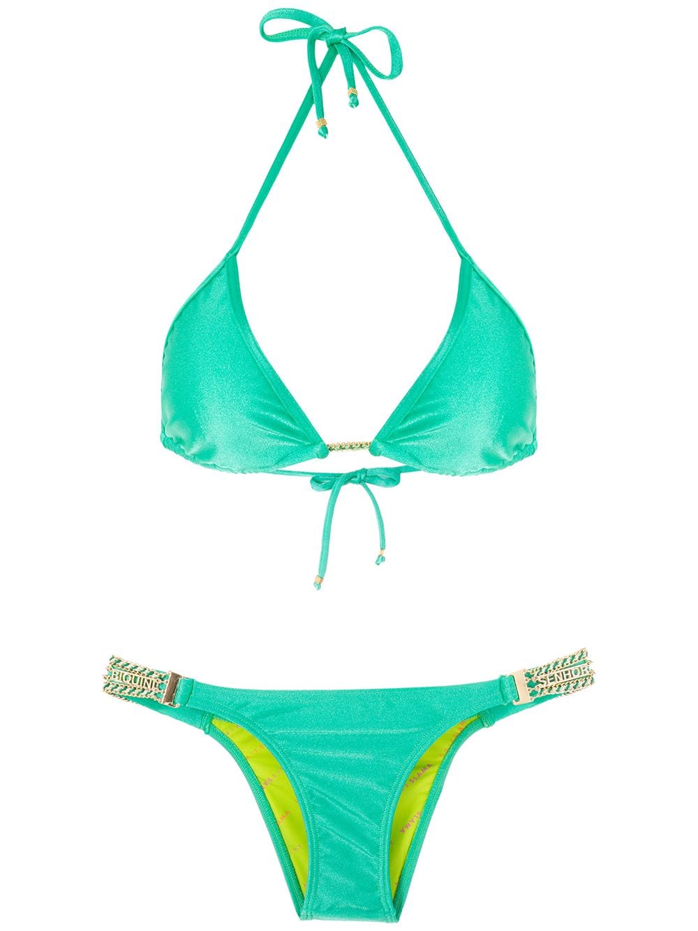 Amir Slama Senhor do Biquíni bikini set - Green von Amir Slama