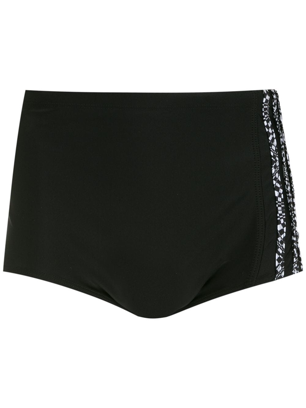 Amir Slama side stripe-detail swim shorts - Black von Amir Slama