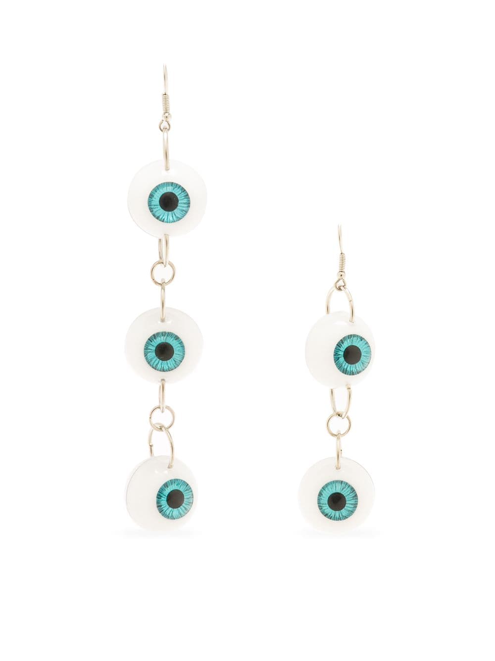 Amir Slama asymmetric drop earrings - White von Amir Slama