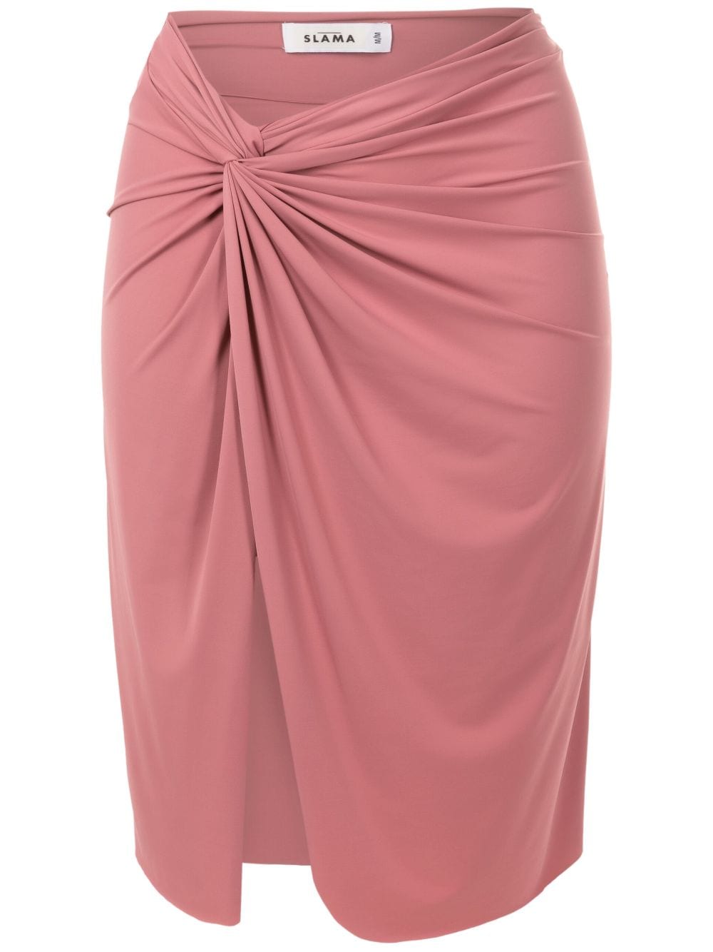 Amir Slama asymmetric gathered-detail skirt - Pink von Amir Slama