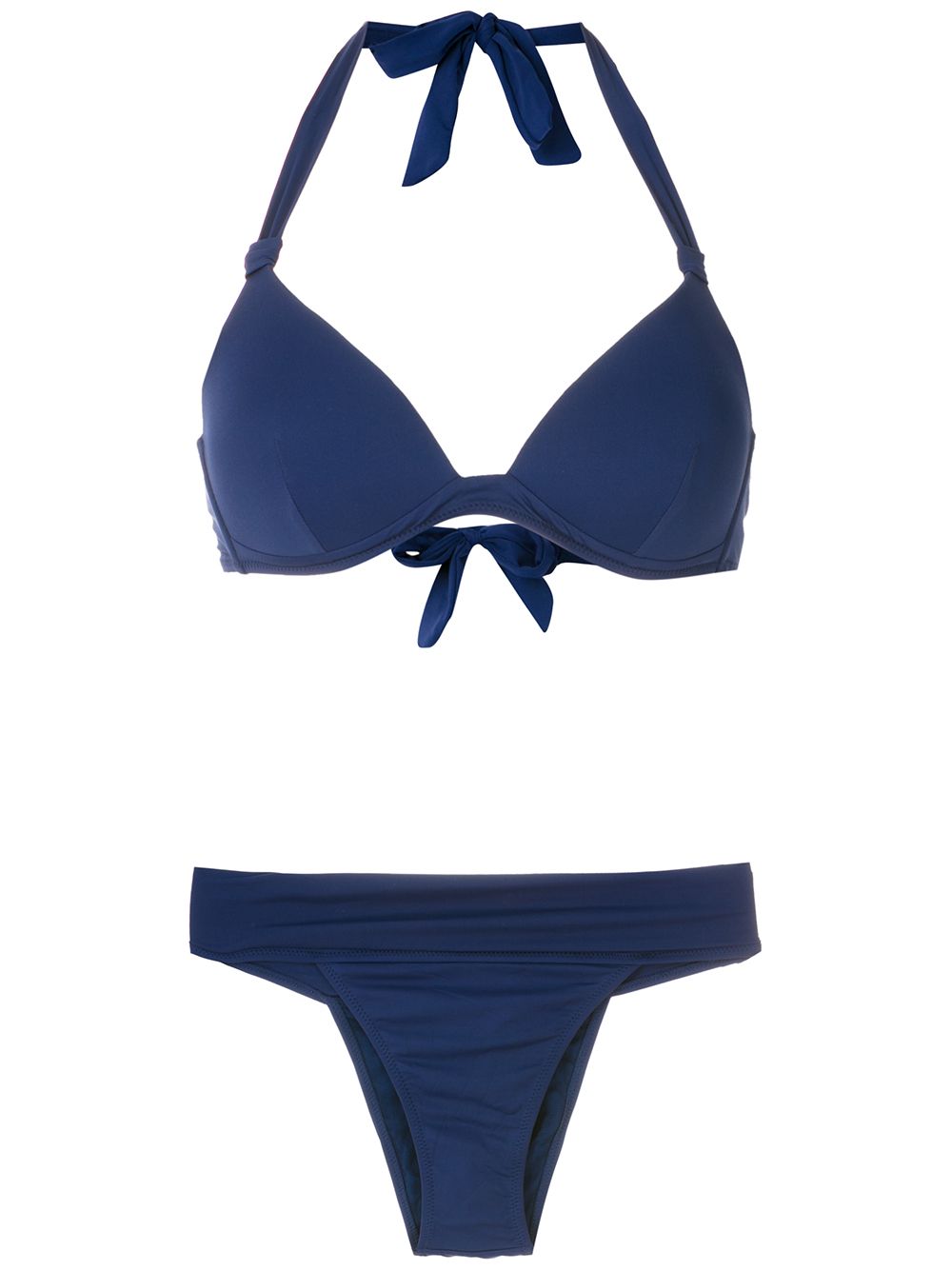 Amir Slama triangle top bikini set - Blue von Amir Slama
