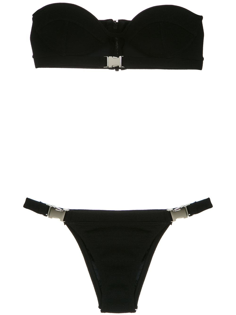 Amir Slama buckles bikini set - Black von Amir Slama