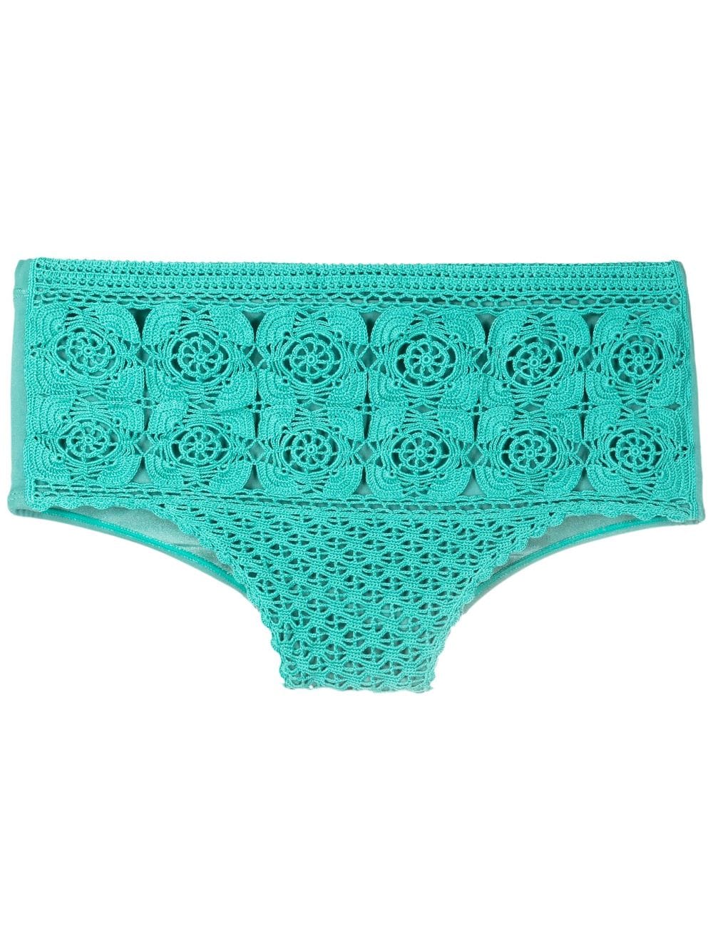 Amir Slama crochet swim trunks - Green von Amir Slama