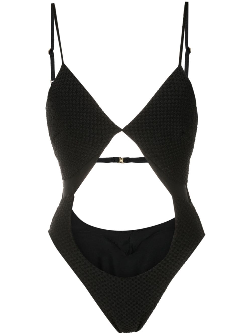 Amir Slama cut-out swimsuit - Black von Amir Slama