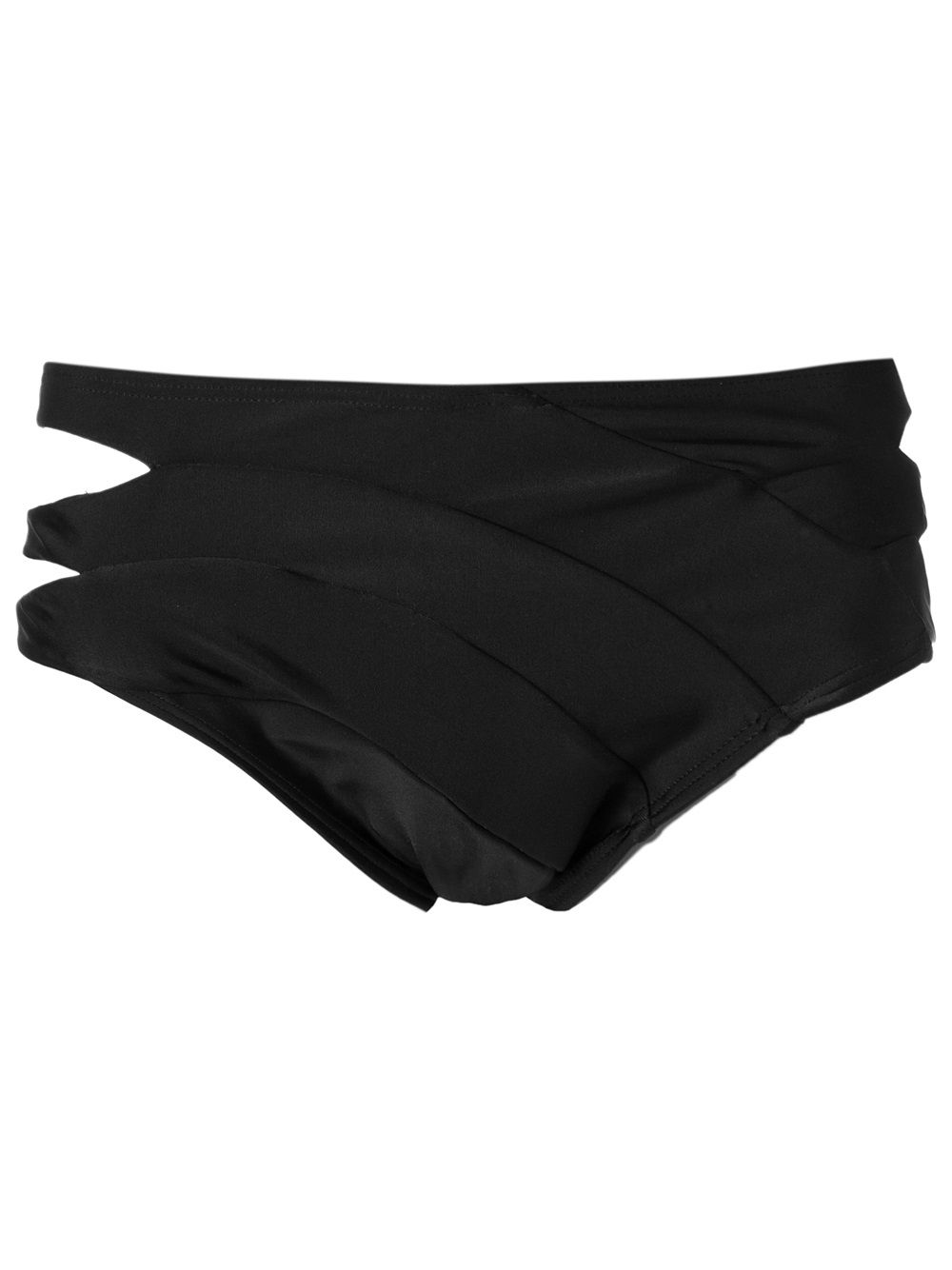 Amir Slama cut out trunks - Black von Amir Slama