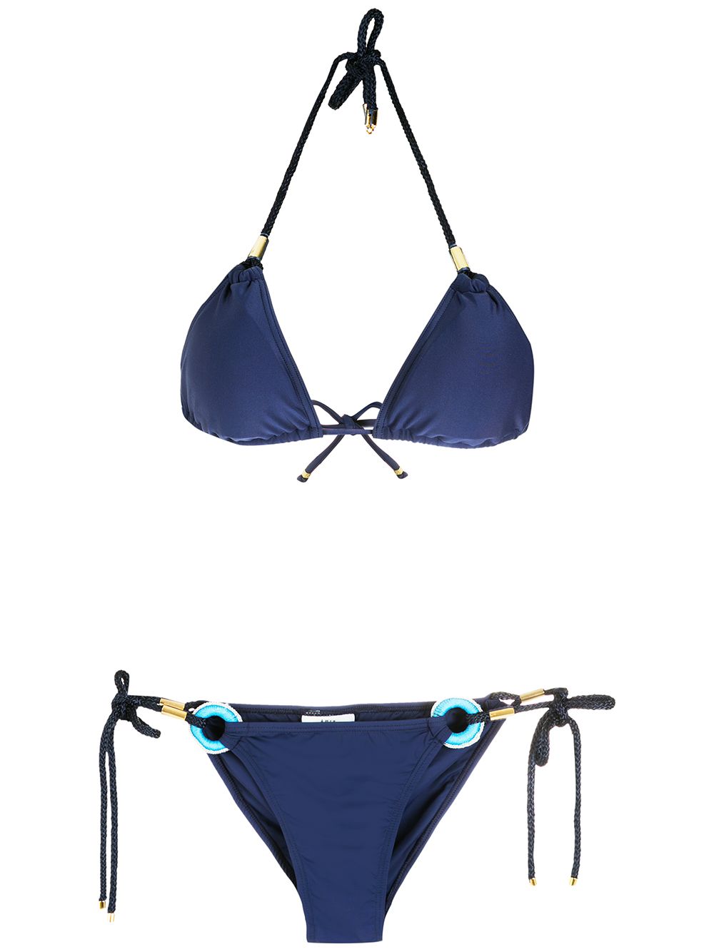 Amir Slama embellished bikini set - Blue von Amir Slama
