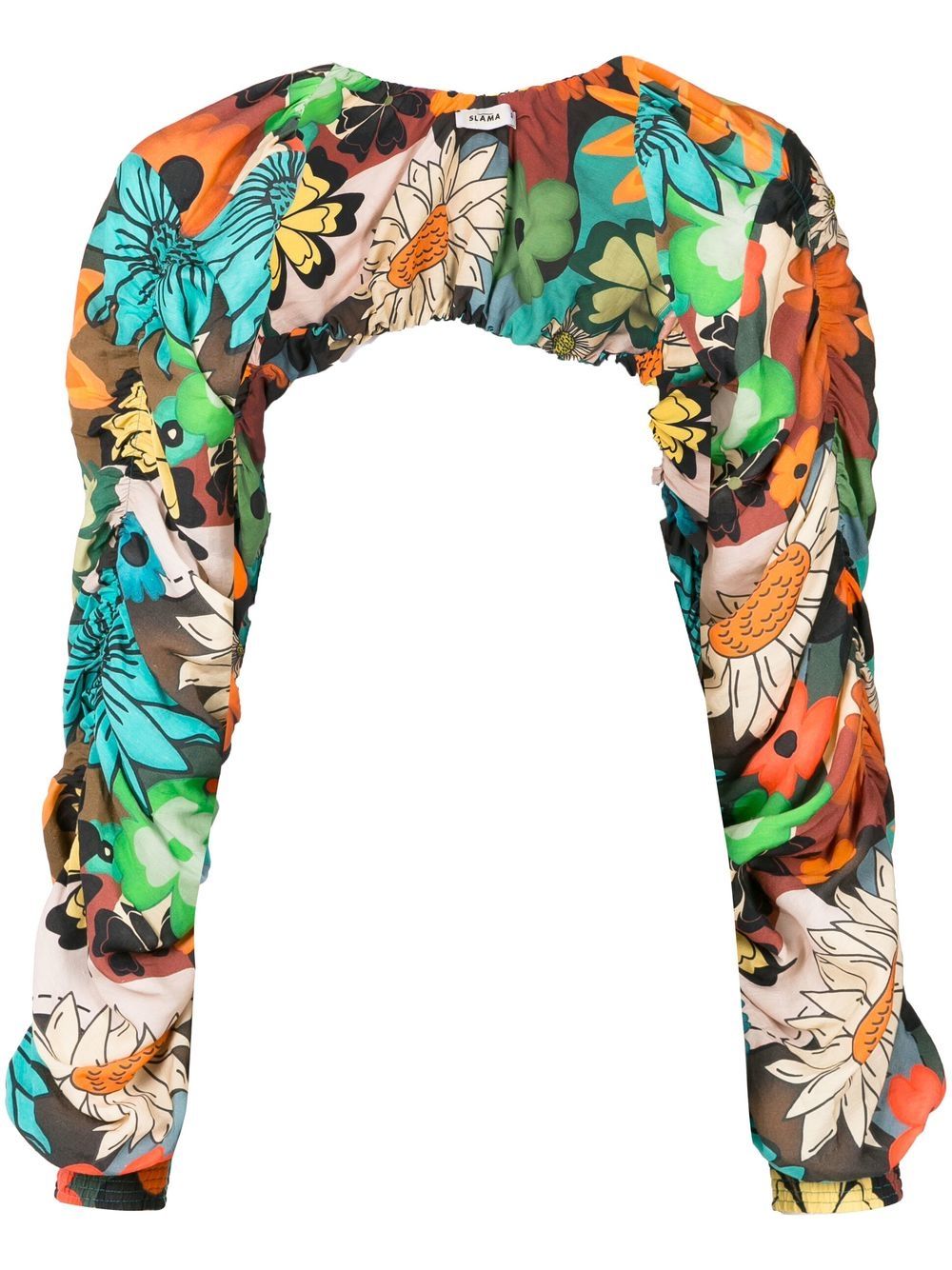 Amir Slama floral-print bolero jacket - Multicolour von Amir Slama