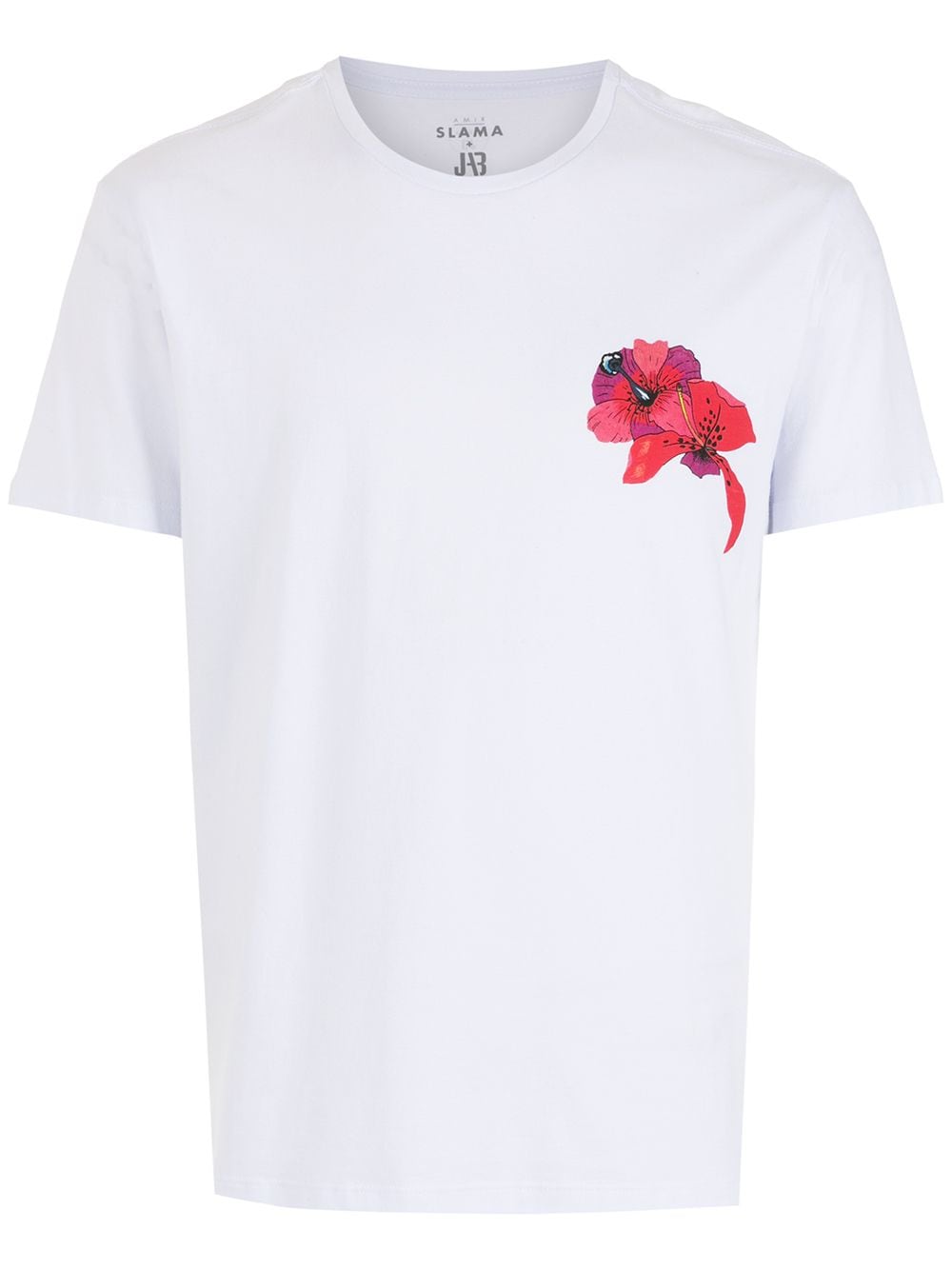 Amir Slama floral-print crewneck T-shirt - White von Amir Slama