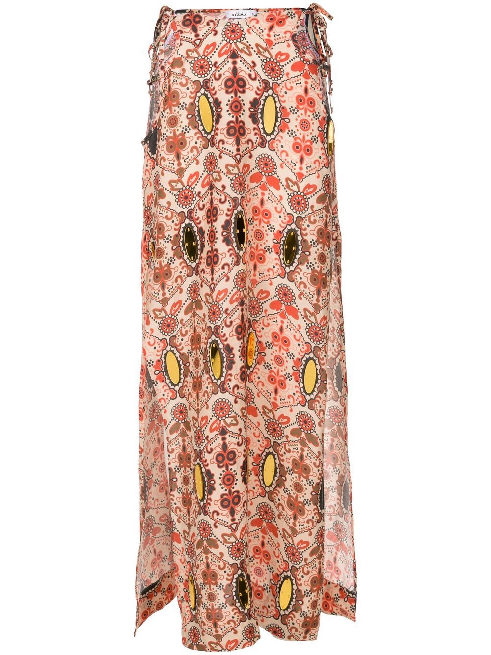 Amir Slama floral-print high-waisted skirt - Multicolour von Amir Slama