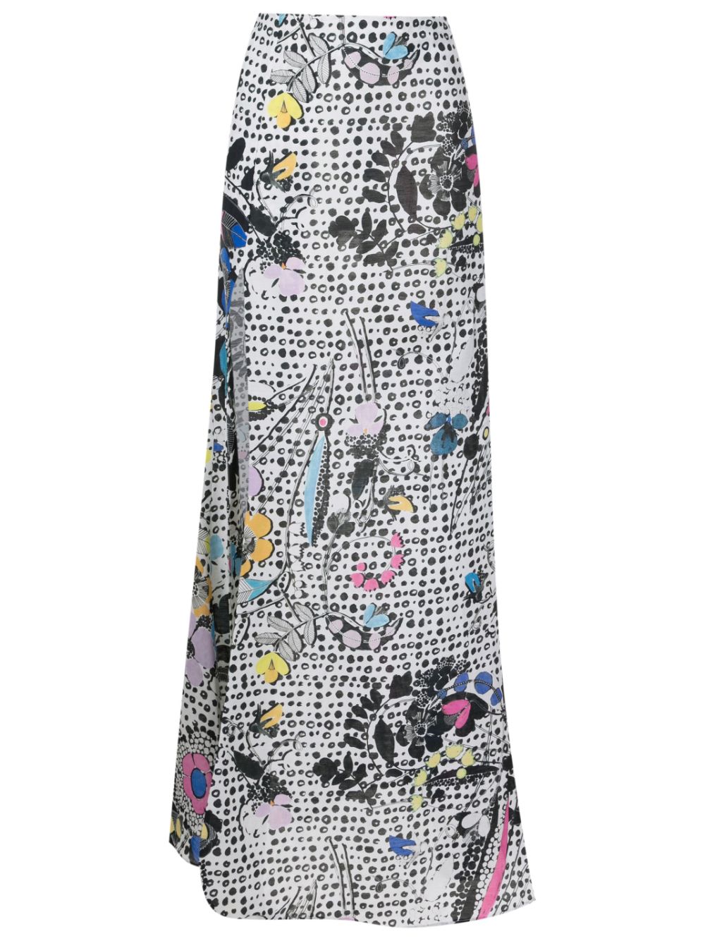 Amir Slama floral-print maxi skirt - Multicolour von Amir Slama