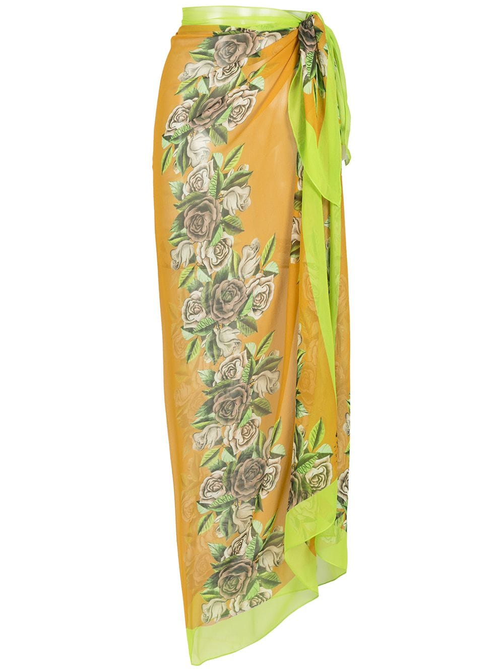 Amir Slama printed beach skirt - Orange von Amir Slama