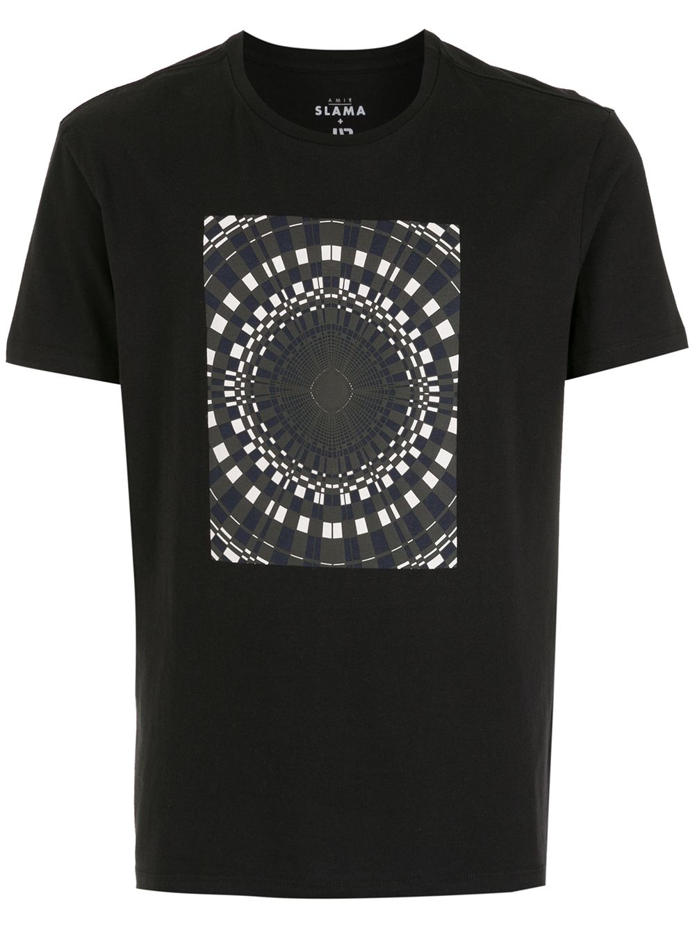 Amir Slama graphic-print cotton T-shirt - Black von Amir Slama