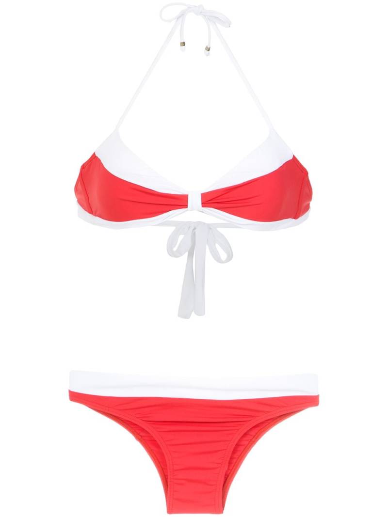 Amir Slama halterneck bikini set - Red von Amir Slama