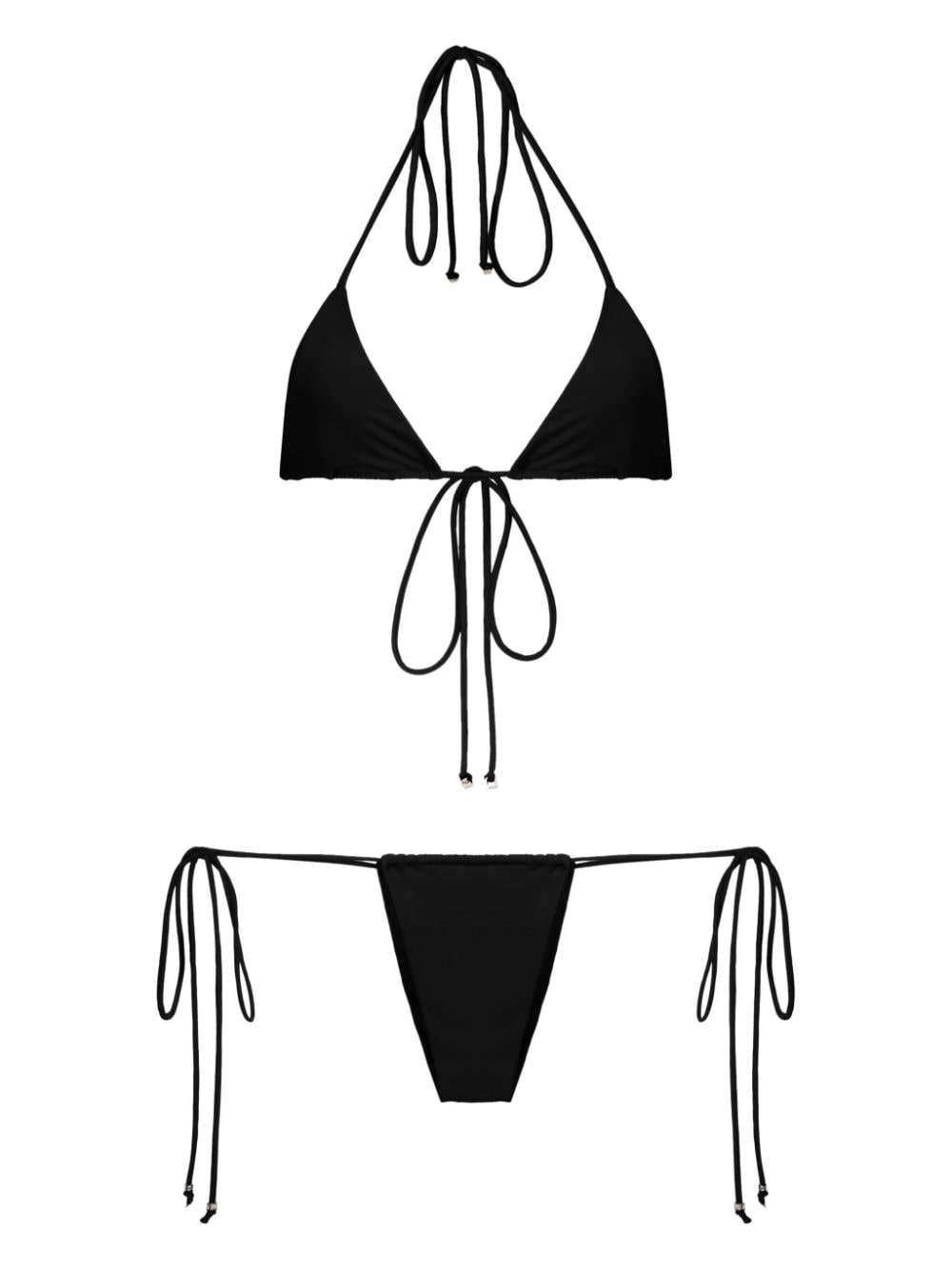 Amir Slama halterneck triangle bikini - Black von Amir Slama